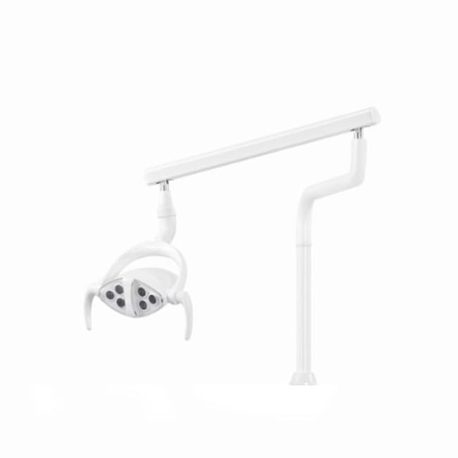 Keju Stomatoloji kreslo Ağ rəng. LED müalicə işığı, miqyaslayıcı, ağız kamerası sistemi, xəstə monitoru, LED CƏRRAHİ LAMPA RƏNGLƏRİ: KJ49