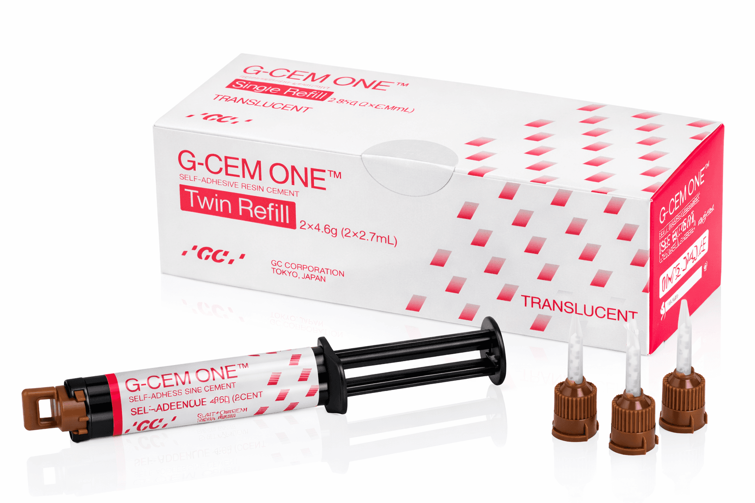 GC G-CEM ONE Twin Refill Translucent EE