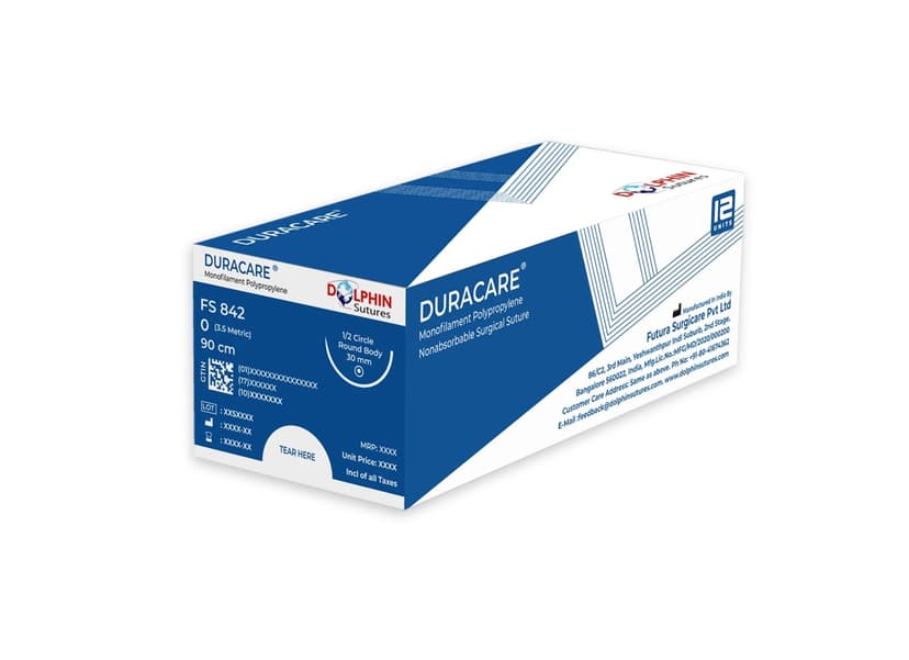 Dolphin Cərrahi sap ipek 5/0 Deşici